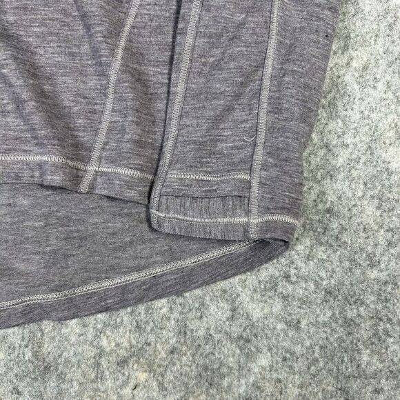 Lululemon Shirt Women’s 6 Stop Drop And Squat Long Sleeve Tee Purple Twist Back - Picture 3 of 6